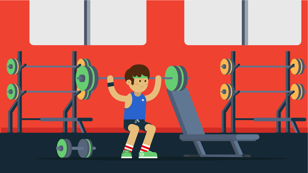 Gym illustration