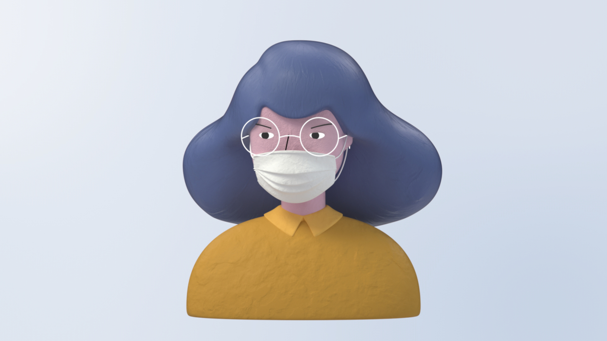medical 3d screenshot mask