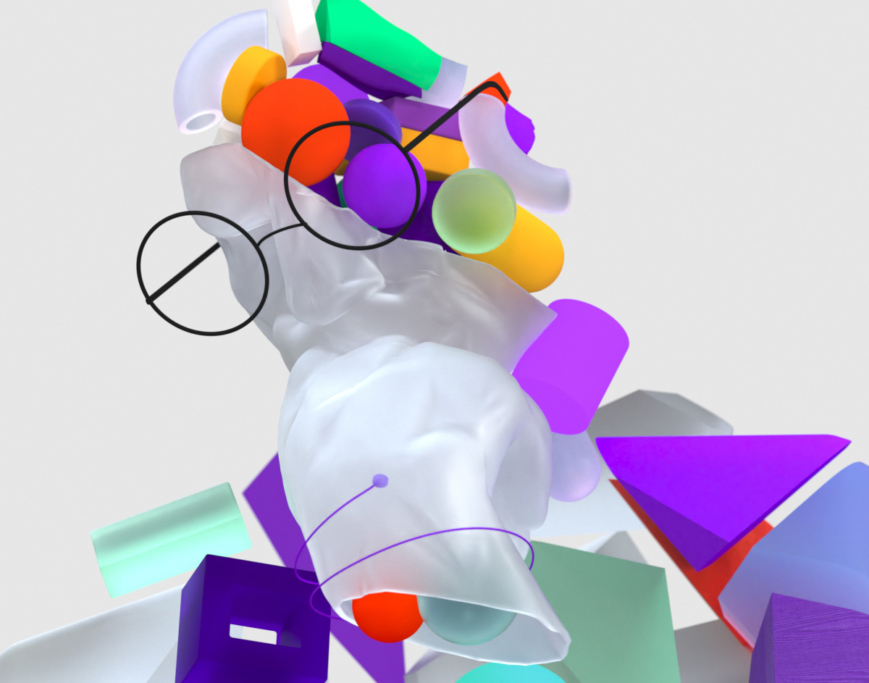 abstract 3d animated video KW