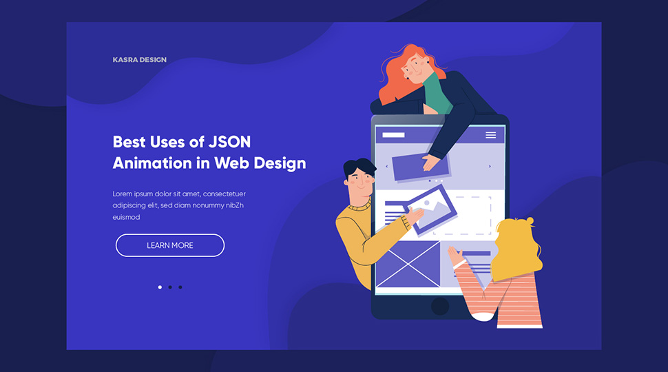 JSON animation in web design methods