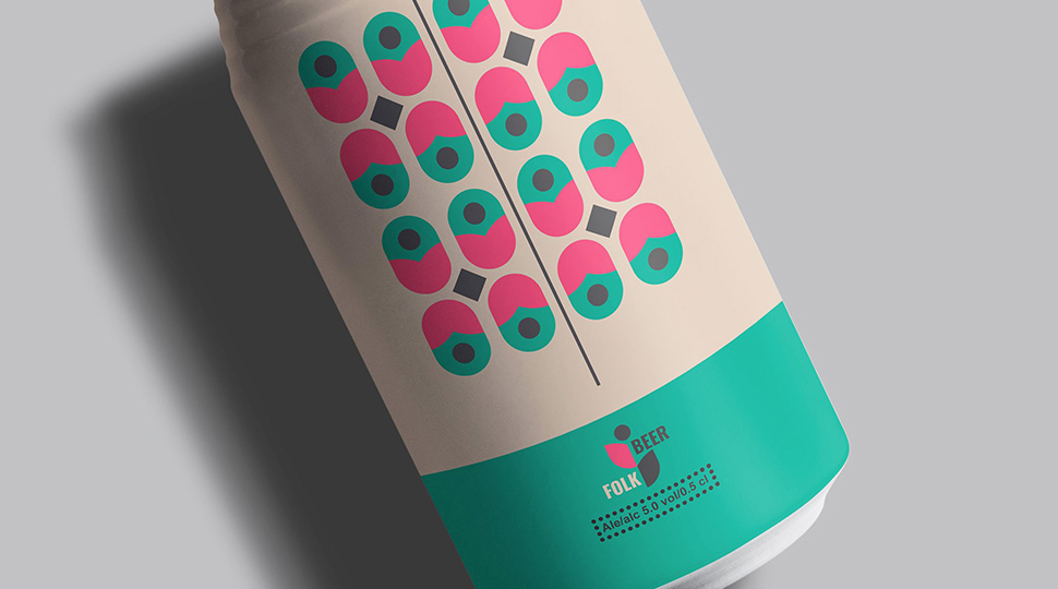 Drink Can designed with Patterns