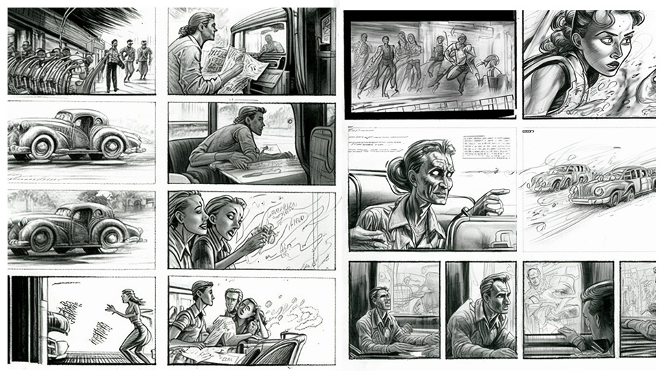 Traditional Storyboard Style