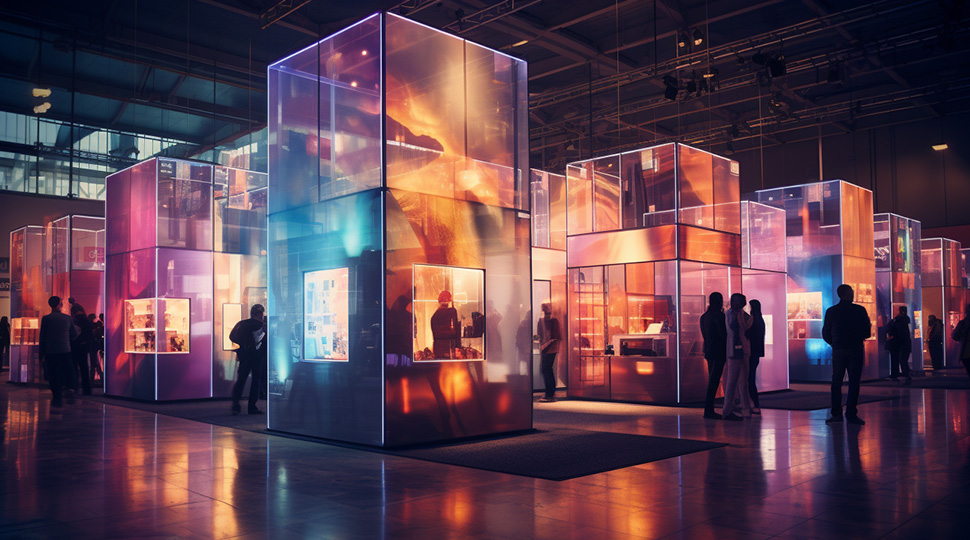 exhibition trade show video displays