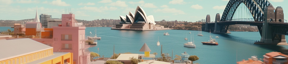Sydney video commercial wes anderson style
