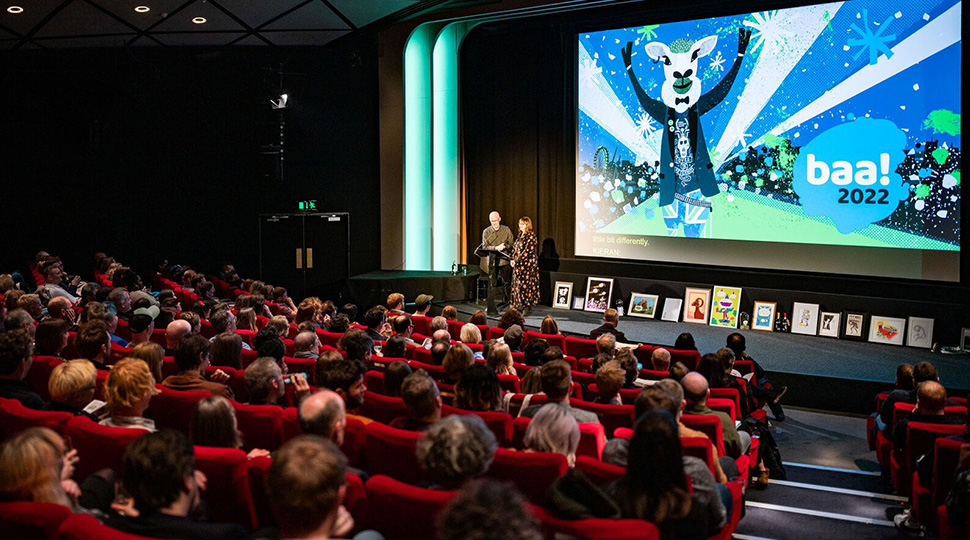 British Animation Awards LED Stage