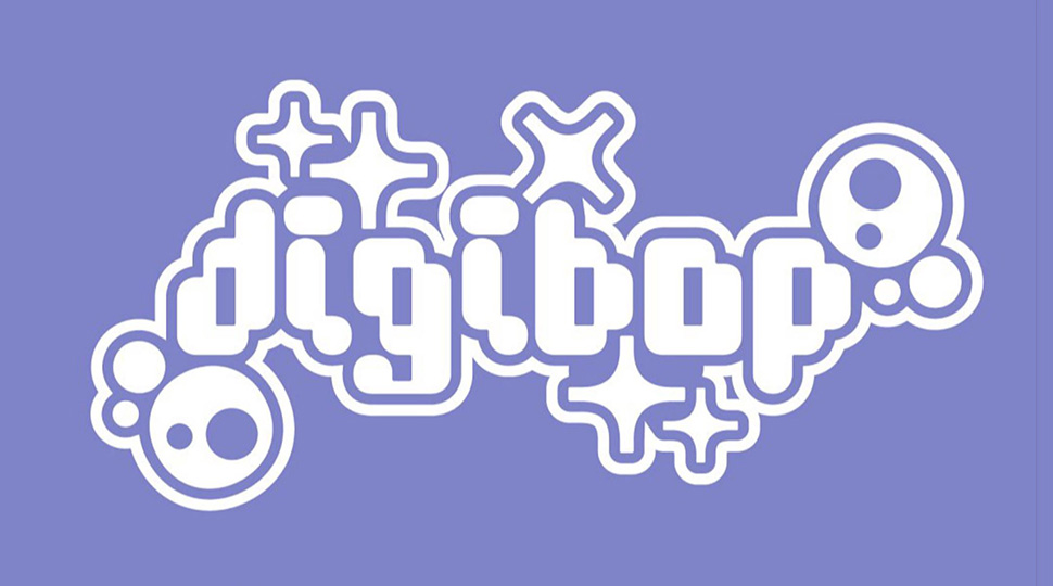 DigiBop Y2K Typeface Retro Style