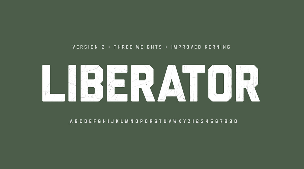 Liberator Typeface Animation
